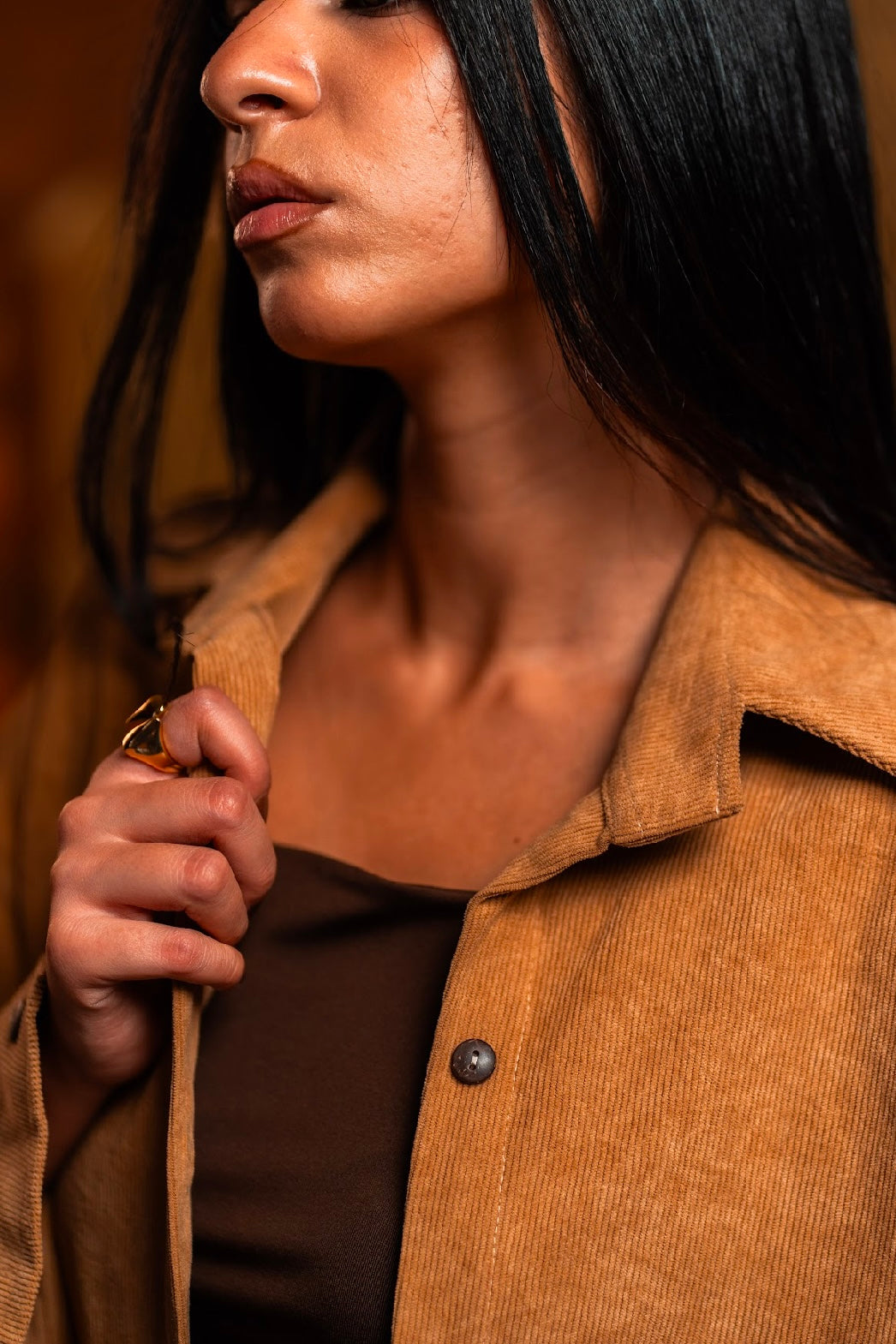 The Velvet Stride Chemise for Her - Cafe