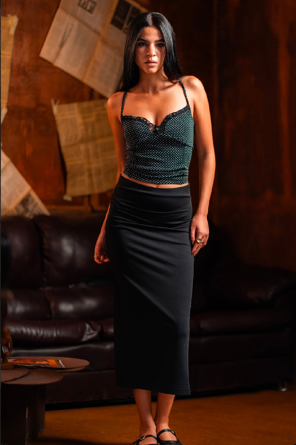 The Tide Skirt - Black – KANZA