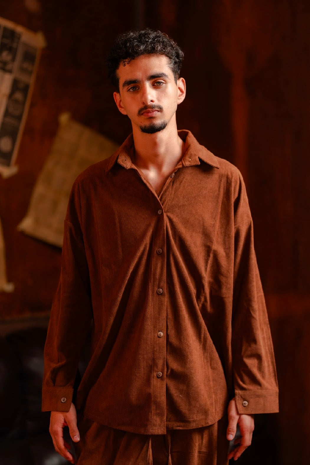 The Velvet Stride Chemise for Him - Brown