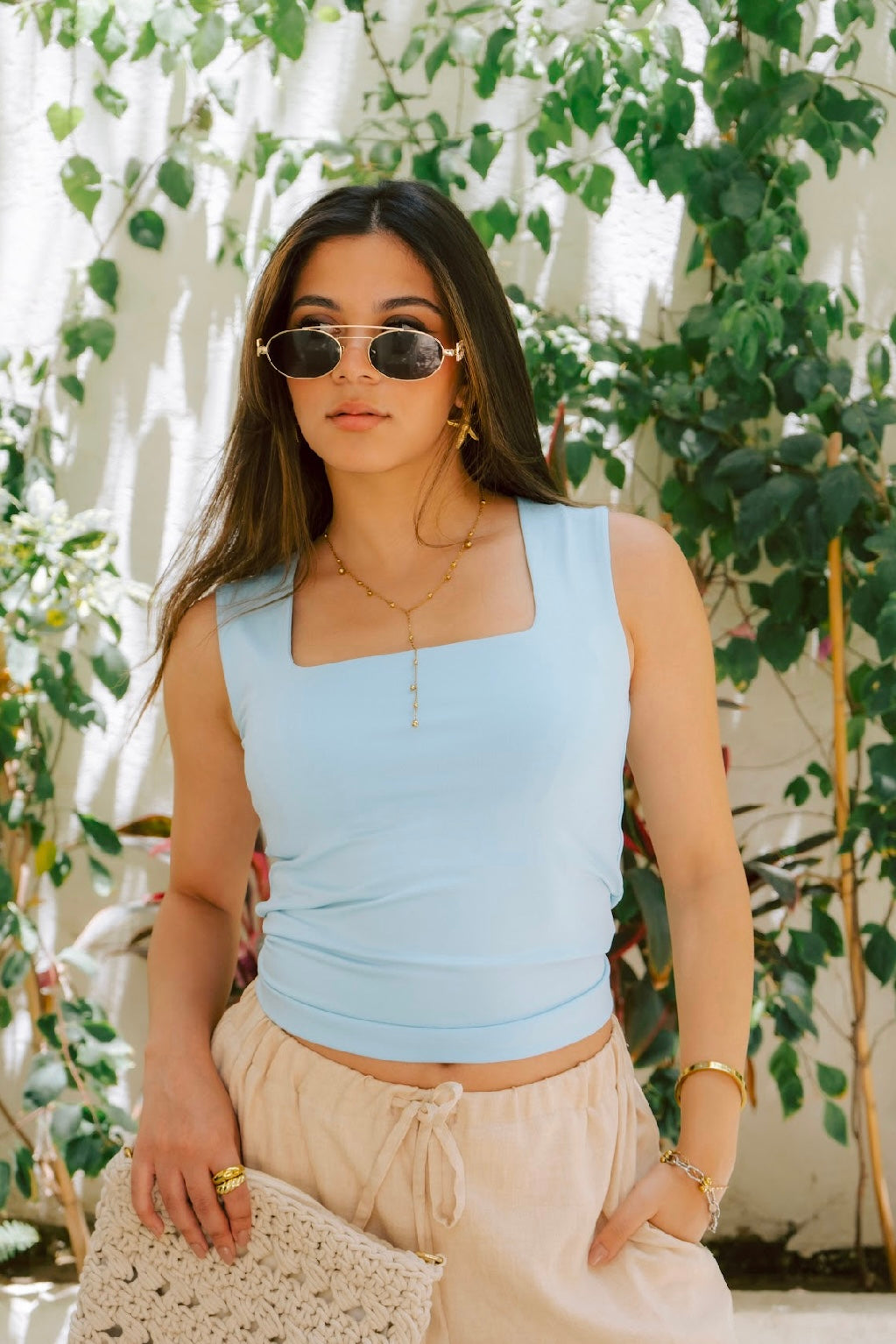 Squared Neck Tank Top