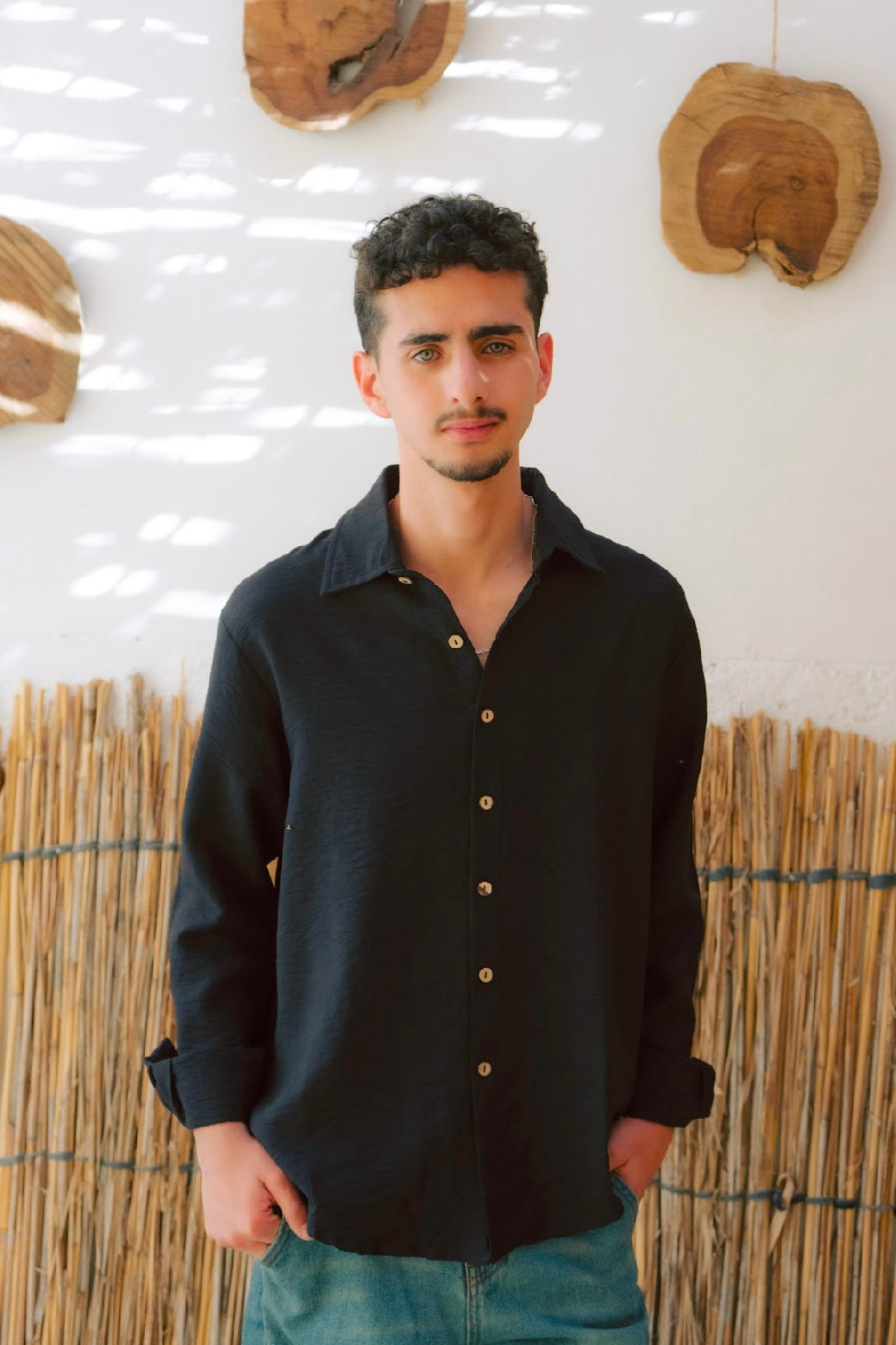 Long Sleeves Linen Chemise – For Him