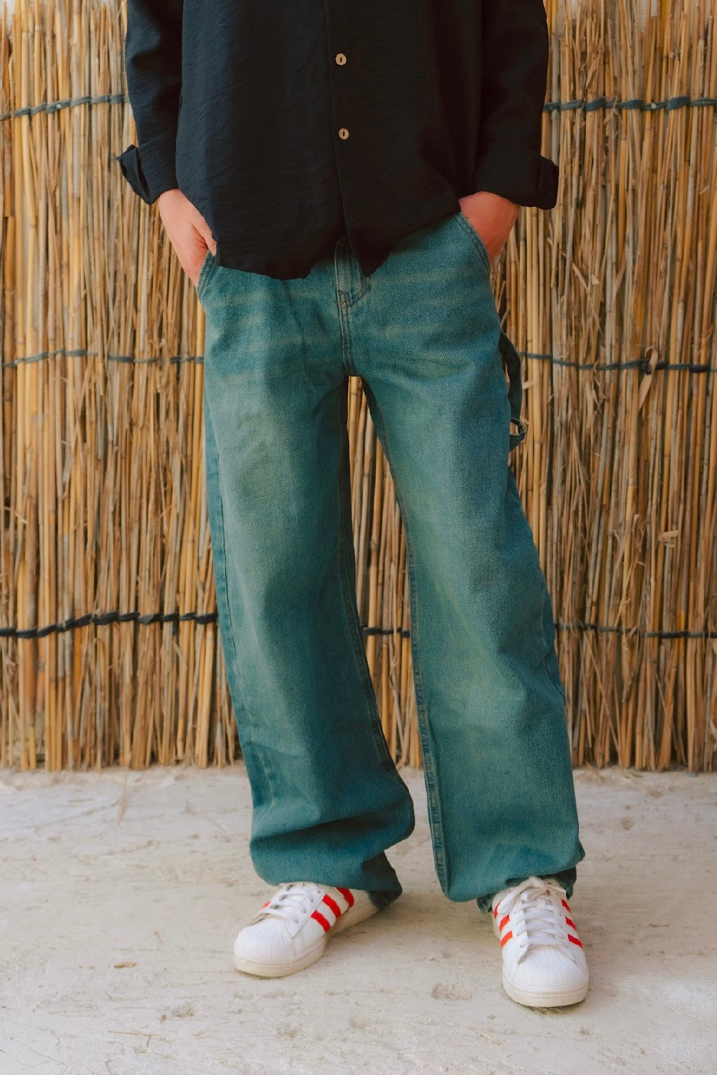 Washed Baggy Denim For Him