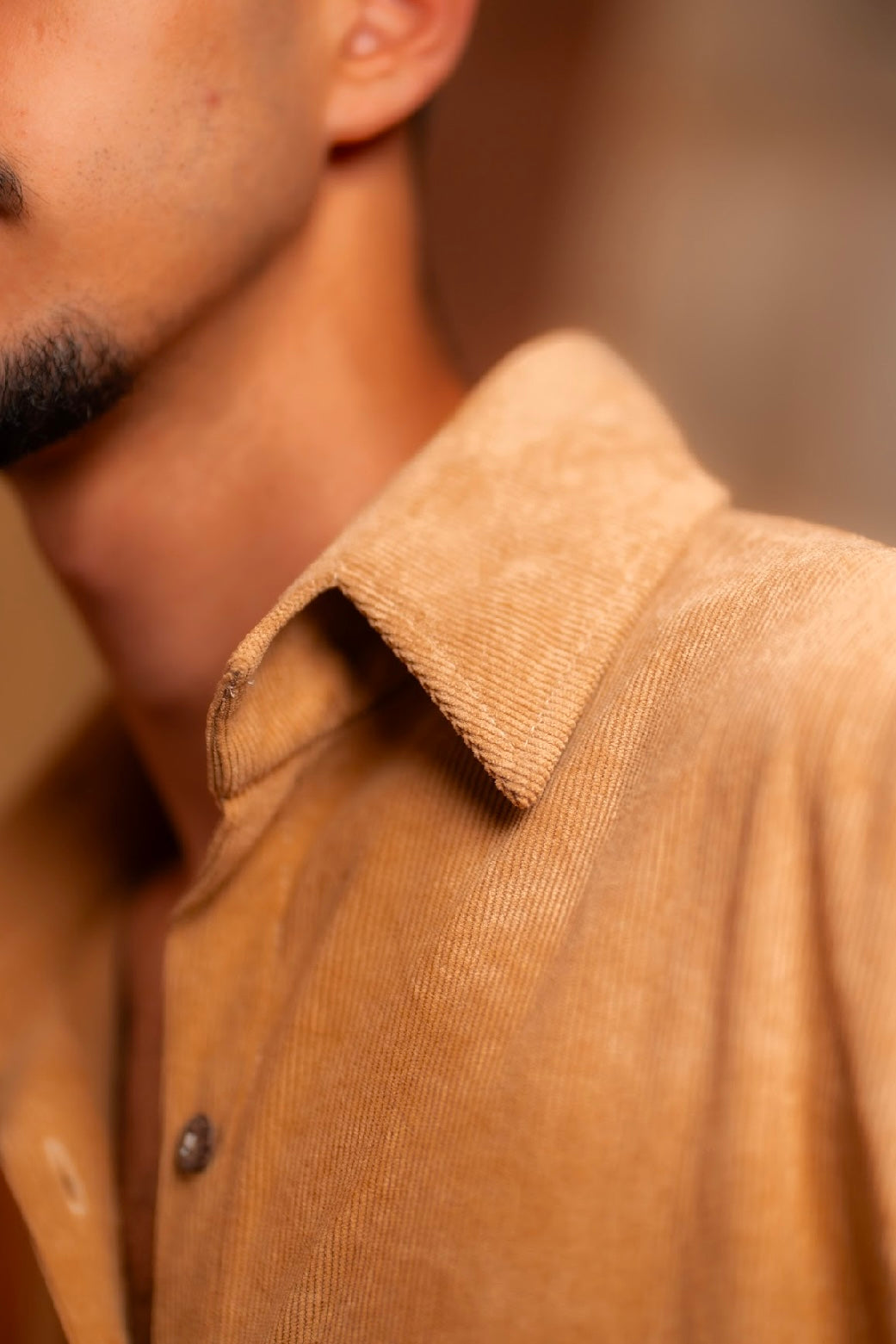 The Velvet Stride Chemise for Him - Cafe