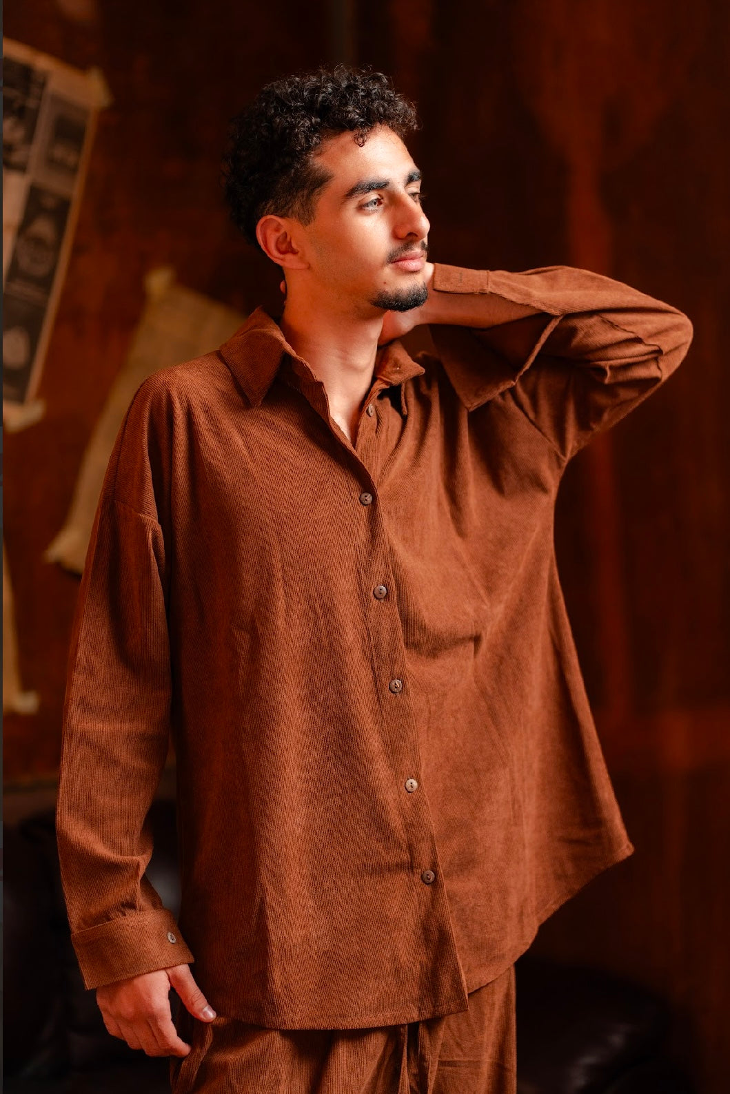 The Velvet Stride Chemise for Him - Brown