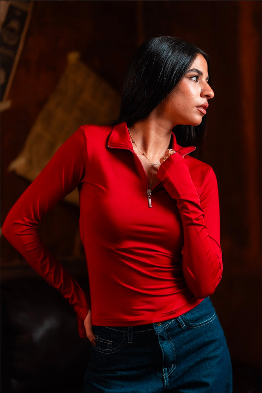 The Core Zip - Burgundy