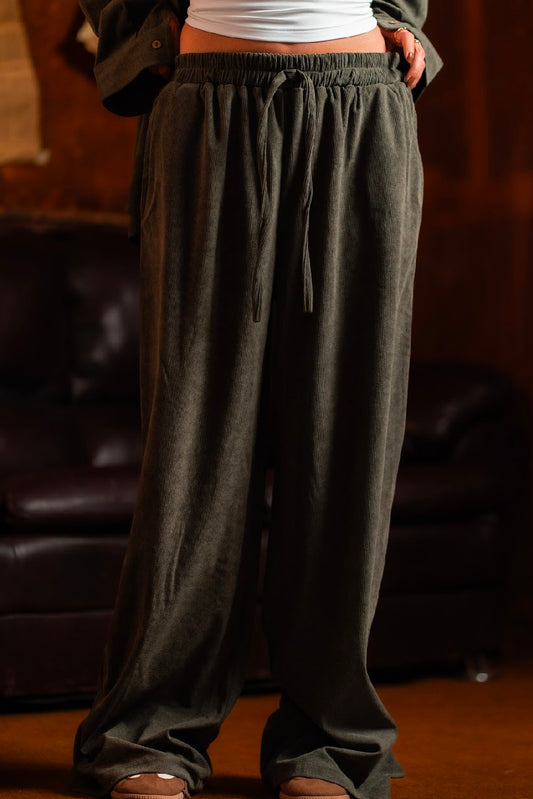 The Velvet Stride Pants for Her - Olive