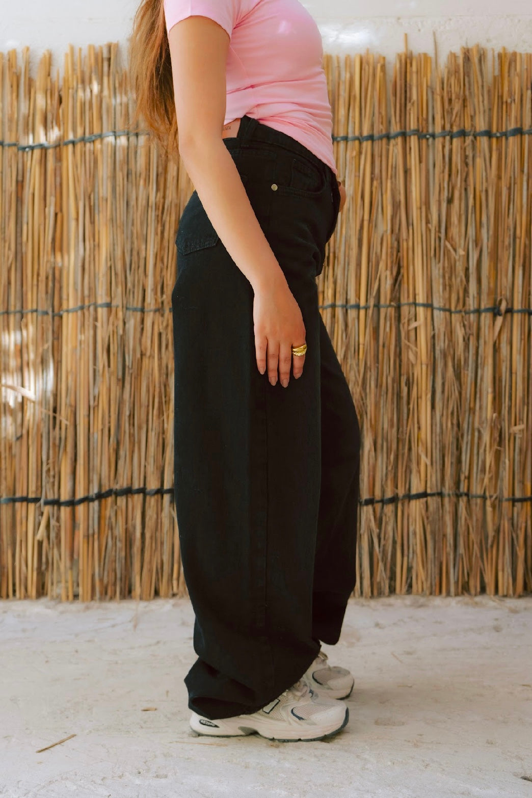 Black Baggy Denim