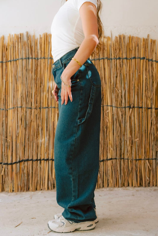 Dark Blue Baggy Denim